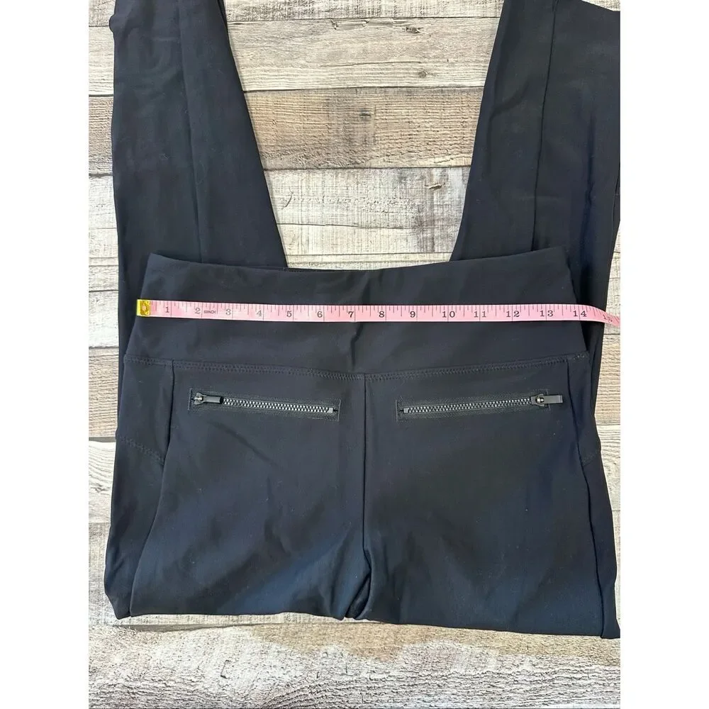 Athleta Women's Size S Black Stellar Cropped Zip Pocket Pant Activewear Office - Picture 4 of 10